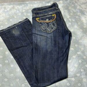 MEK jeans from Buckle 29x 34 Boulder boot cut